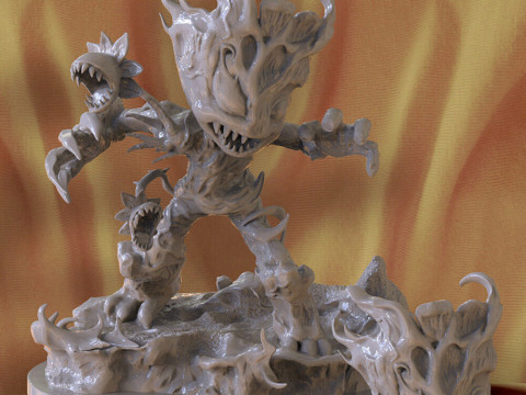 Venom Groot Model Cetak 3D
