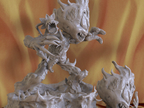 Venom Groot Model Cetak 3D