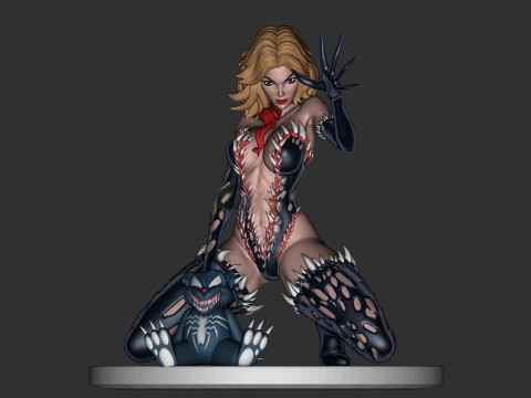 Venom Gwen Stacy Mary Jane Model do druku 3D
