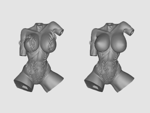 Venom Gwen Stacy Mary Jane Model do druku 3D