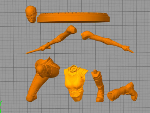 Nebula - Guardians of the Galaxy Modello di stampa 3D