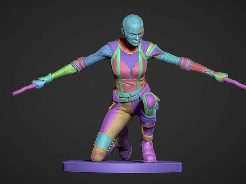 Nebula - Guardians of the Galaxy Modello di stampa 3D