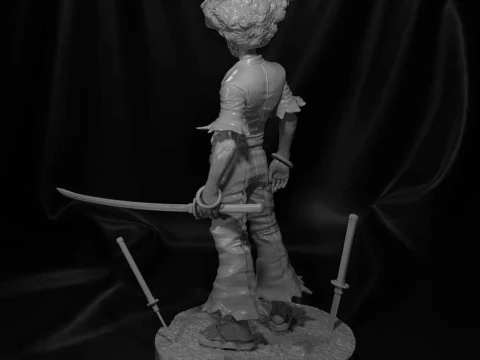 Afro Samurai 3D Print Model