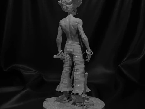 Afro Samurai 3D Print Model