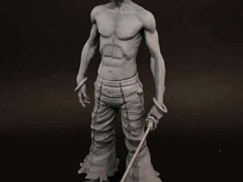 Afro Samurai Model Cetak 3D