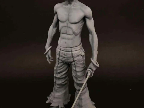 Afro Samurai 3D Print Model