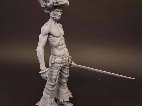 Afro Samurai Model Cetak 3D