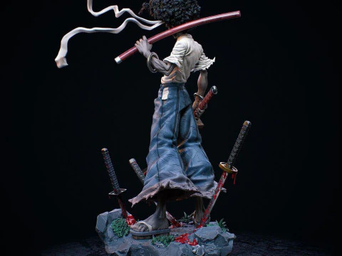 Afro Samurai 3D Print Model