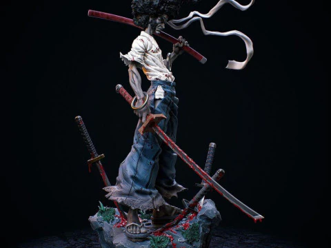 Afro Samurai 3D Print Model