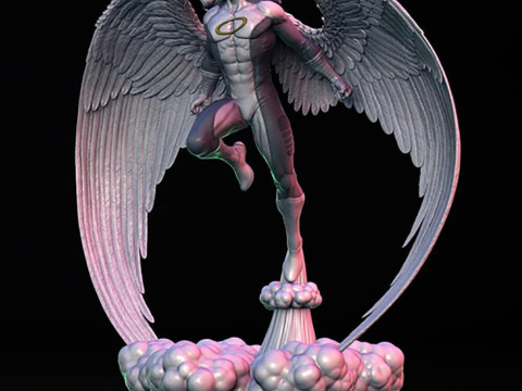 Angel Xmen Statue 3D Baskı Modeli