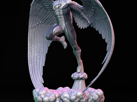Angel Xmen Statue 3D Baskı Modeli