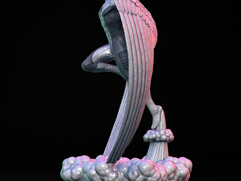 Angel Xmen Statue 3D Baskı Modeli