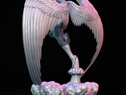 Angel Xmen Statue 3D Print Model