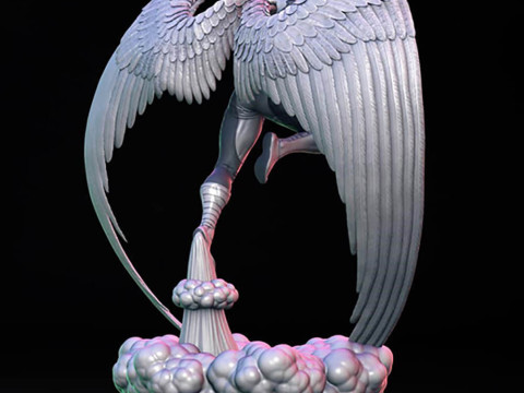 Angel Xmen Statue 3D Baskı Modeli
