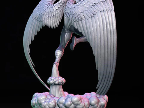 Angel Xmen Statue 3D Print Model