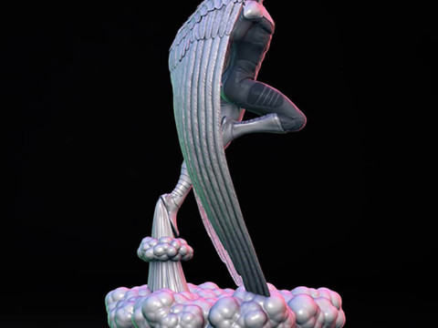 Angel Xmen Statue 3D Baskı Modeli