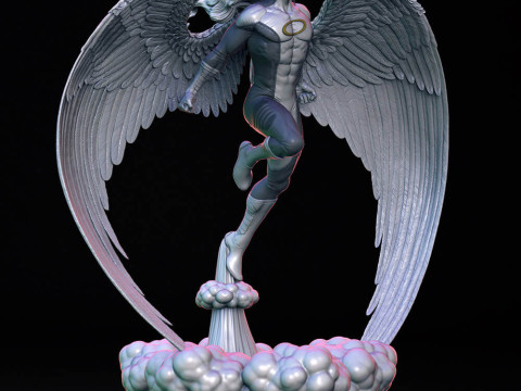 Angel Xmen Statue 3D Baskı Modeli