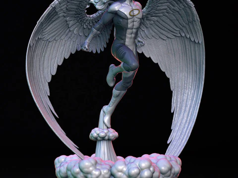 Angel Xmen Statue 3D Print Model