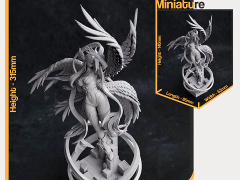 Angewomon - Digimon 3D Print Model