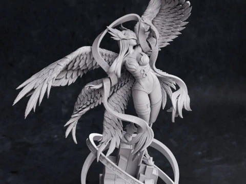Angewomon - Digimon 3D Print Model