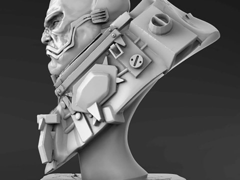 Apocalypse Bust 3D 프린트 모델