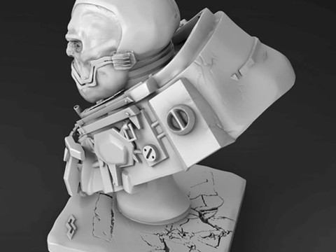 Apocalypse Bust 3D 프린트 모델