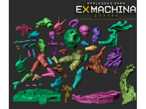 Appleseed EX Machina 3D Принт Модель