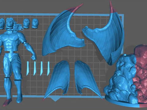 Archangel Xmen Model Cetak 3D