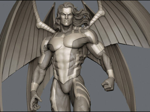 Archangel Xmen Model Cetak 3D