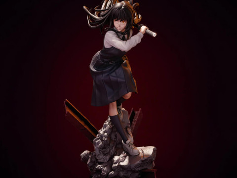 Asa Mitaka - Chainsaw Man 3D Принт Модель