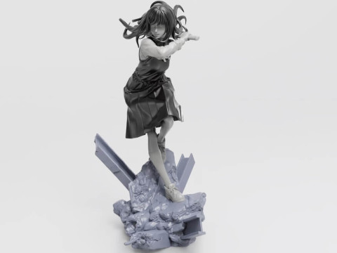 Asa Mitaka - Chainsaw Man 3D Принт Модель