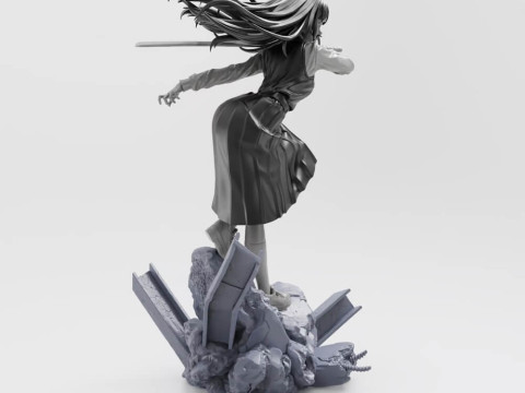 Asa Mitaka - Chainsaw Man 3D Принт Модель