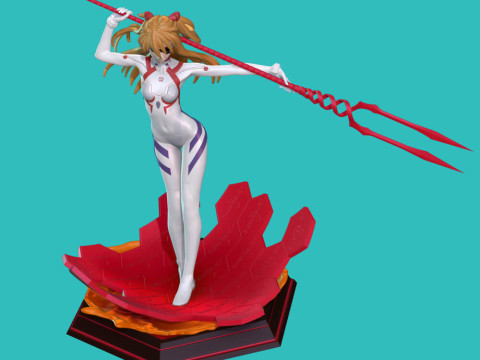 Asuka - Evangelion Model Cetak 3D
