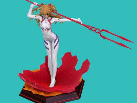 Asuka - Evangelion 3D Print Model