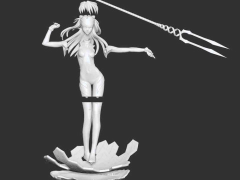 Asuka - Evangelion Model Cetak 3D