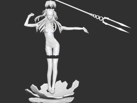 Asuka - Evangelion 3D Print Model