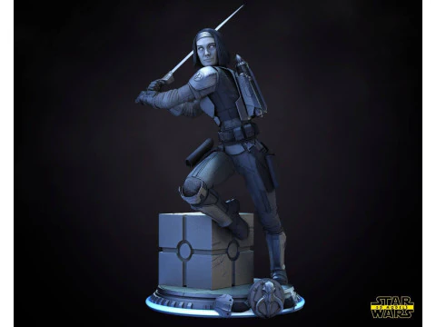 Bo-Katan - Star Wars 3D Print Model