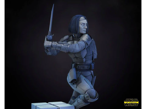 Bo-Katan - Star Wars 3D Print Model