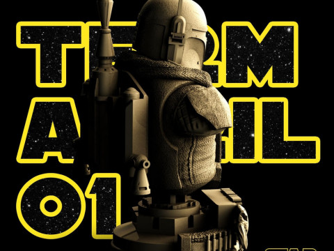Star Wars - Boba Fett Bust 3D Принт Модель