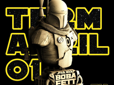 Star Wars - Boba Fett Bust 3D Принт Модель