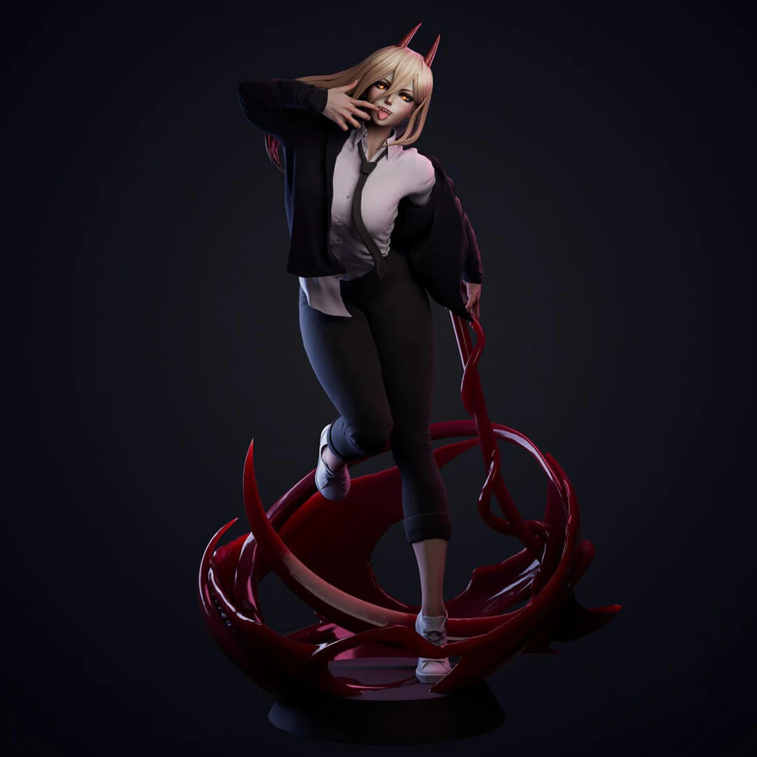 Chainsaw Man - Power 3D Print Model .c4d .max .obj .3ds .fbx .stl .blend 