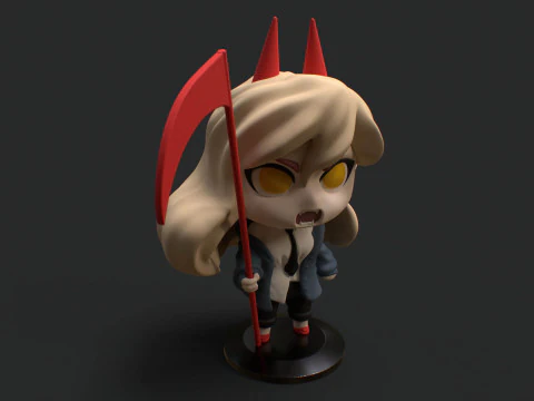 Chainsaw Man - Power Chibi 3D Print Model