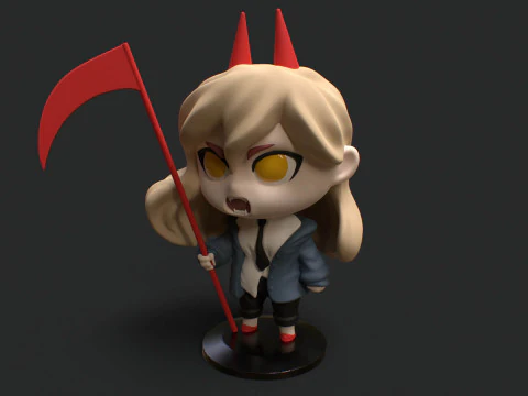 Chainsaw Man - Power Chibi 3D Print Model