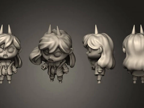 Chainsaw Man - Power Chibi 3D Print Model