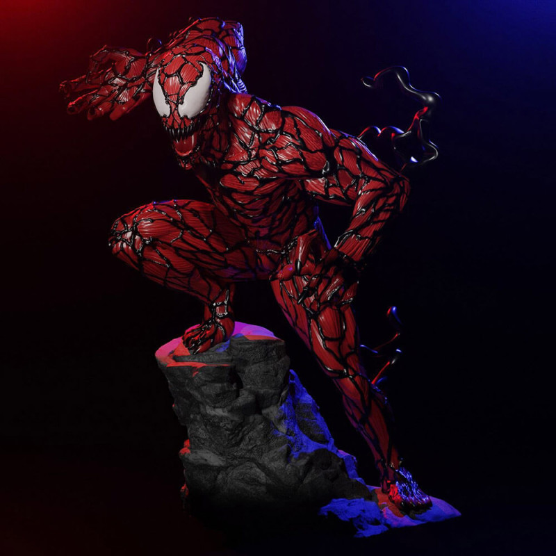 Carnage Statue 3D 프린트 모델 .c4d .max .obj .3ds .fbx .stl .blend