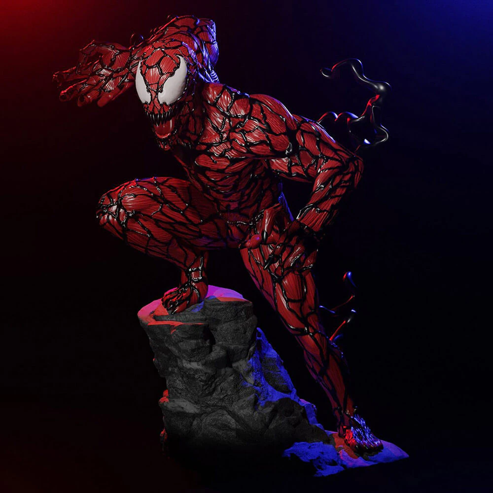 Carnage Statue 3D Print Model .c4d .max .obj .3ds .fbx .stl .blend 