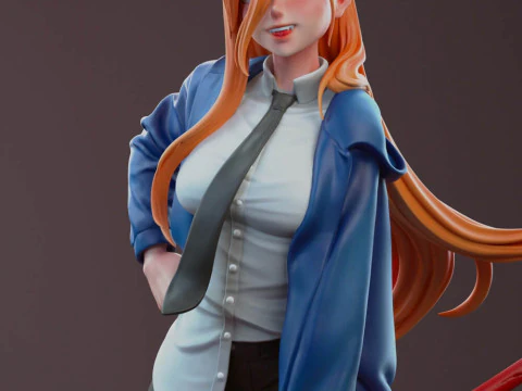 Chainsaw Man Power 3D Print Model