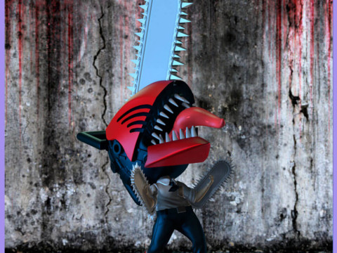 Chibi Denji Figure 3D-Druckmodell