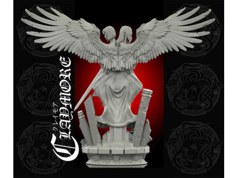 Clare From Claymore 3D Print Model