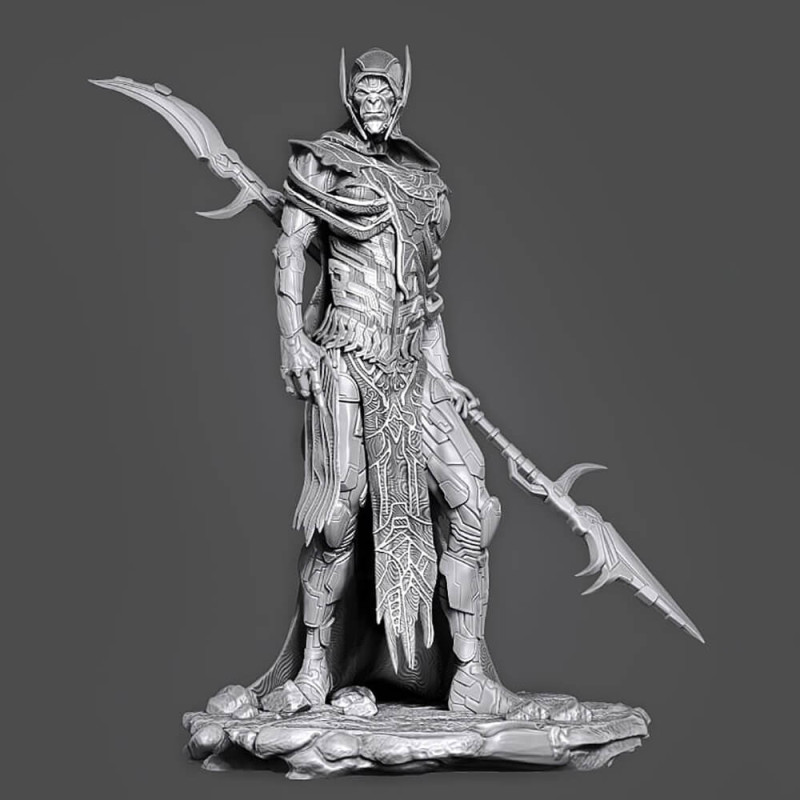 Corvus Glaive Modello di stampa 3D .c4d .max .obj .3ds .fbx .stl .blend 